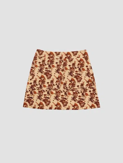 La Doublej Women's Short Skirt In Brown