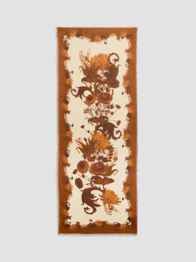 La Doublej Women's Silk Blend Scarf In Coven Buttercream