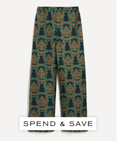 La Doublej Women's Silk Twill Pyjama Trousers
