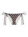 La Doublej Fish-print Bikini Bottom In Multi