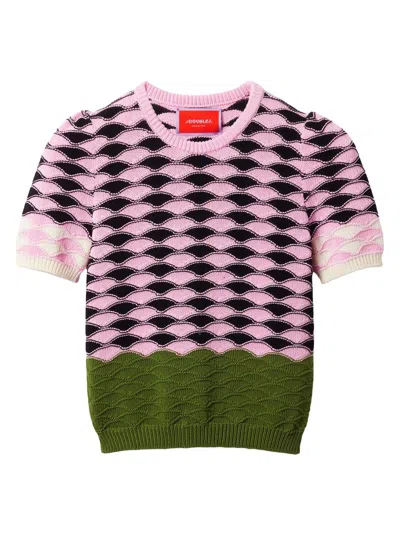 La Doublej Women's Sunset Tee In Pink
