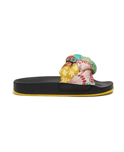 LA DOUBLEJ LA DOUBLEJ WOMEN'S TRECCIA SLIDES