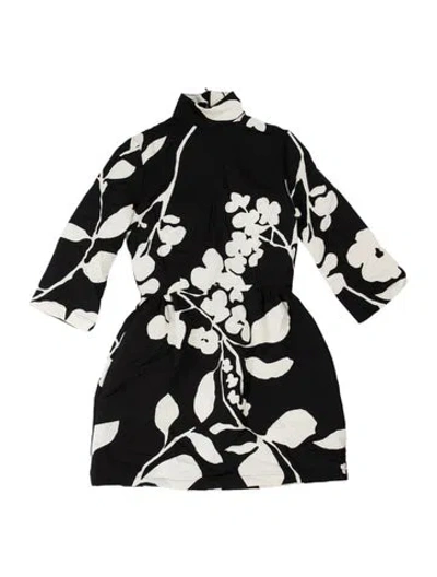 Pre-owned La Doublej Wool Mini Dress In Black