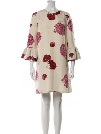 Pre-owned La Doublej Wool Mini Dress In Neutrals