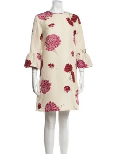 Pre-owned La Doublej Wool Mini Dress In Neutrals