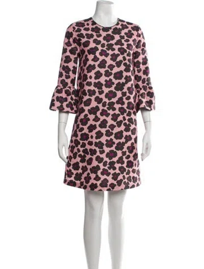 Pre-owned La Doublej Wool Mini Dress In Pink