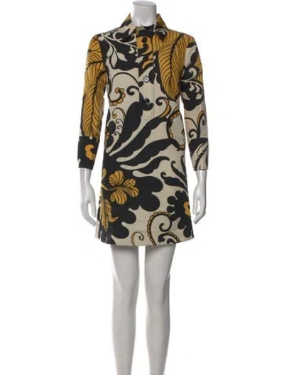 Pre-owned La Doublej Wool Mini Dress W/ Tags In Neutral