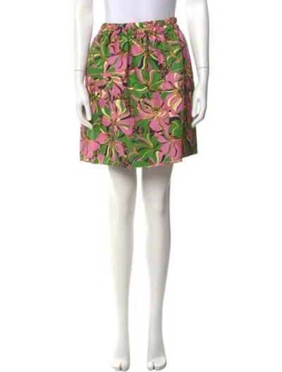 Pre-owned La Doublej Wool Mini Skirt In Multi