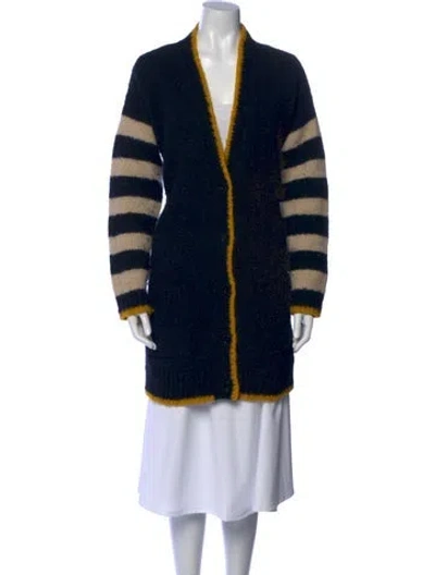 Pre-owned La Doublej Wool Striped Sweater In Blue