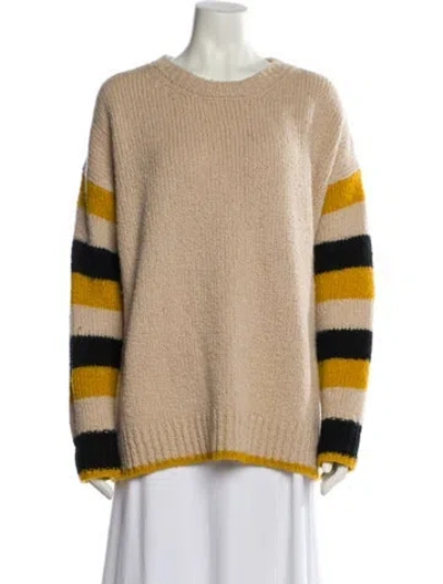 Pre-owned La Doublej Wool Striped Sweater In Multi