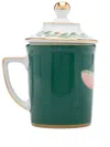 La Doublej X Ancap Lidded Mug (8.5cm X 15cm) In Green