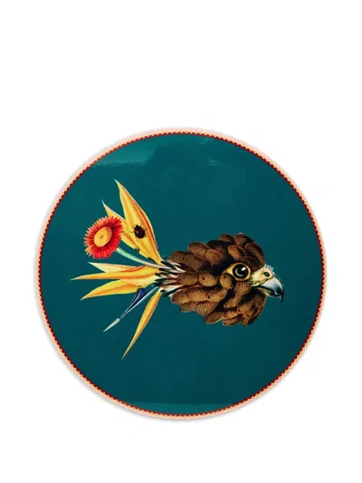 La Doublej X Beto Val Fantastic Creatures Disk Placemat (34cm) In Green