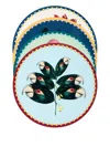 La Doublej Disk Coasters Set Of 4 In Multi