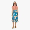 La Doublej Lungomare Midi Skirt In Orange