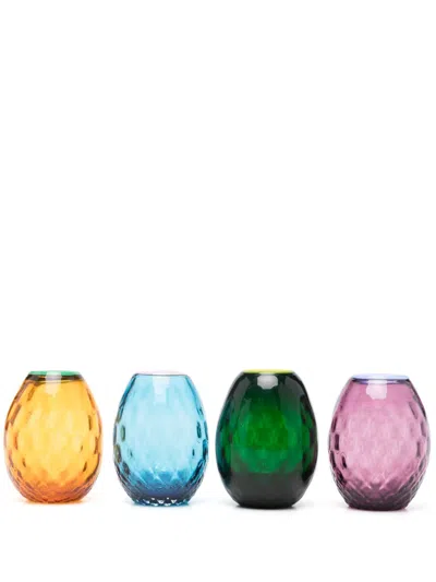 La Doublej X Salviati Baby Egg Vases (set Of Four) In Multi