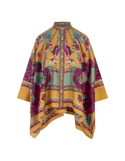 La Doublej Silk Foulard Shirt In Multicoloured
