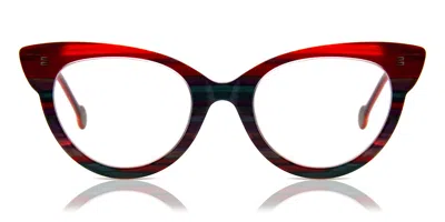 L.a. Eyeworks Archie 958 Occhiali Da Vista Rossi Per Donna (solo Montatura)