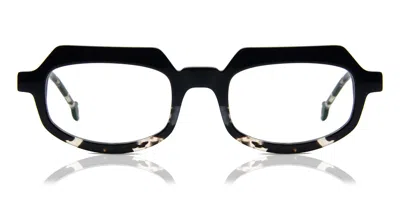 L.a. Eyeworks Basha 1009 Occhiali Da Vista Neri Per Uomo (solo Montatura)