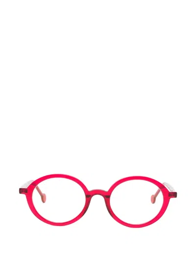 L.a. Eyeworks Brille Mit Rundem Gestell In Red