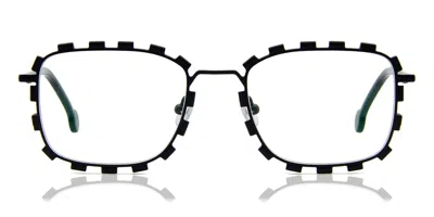 L.a. Eyeworks Cabazon 472m Occhiali Da Vista Neri Per Uomo (solo Montatura) In Black