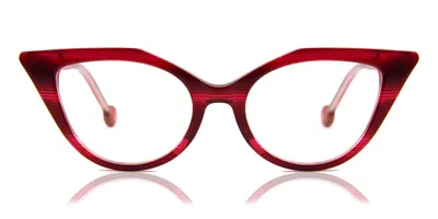 L.a. Eyeworks Cowgirl 684 Occhiali Da Vista Rossi Per Donna (solo Montatura) In Red