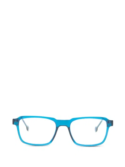 L.a. Eyeworks Dan Square-frame Glasses In Blue