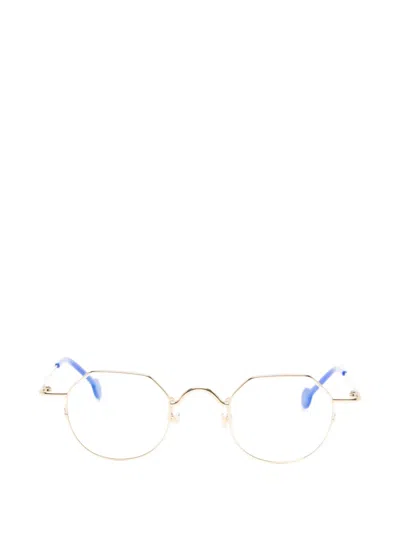 L.a. Eyeworks Dink Geometric Glasses In Gold
