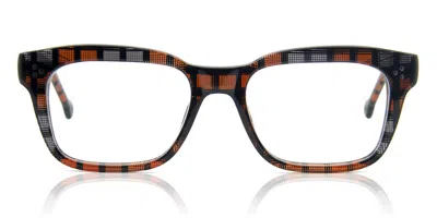 L.a. Eyeworks Duke Minus 706 Occhiali Da Vista Marroni Per Uomo (solo Montatura)