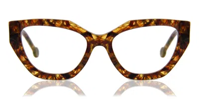L.a. Eyeworks Gibson 695 Occhiali Da Vista Marroni Per Donna (solo Montatura) In Brown