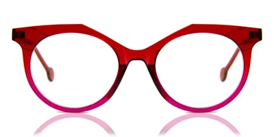 L.a. Eyeworks Hobart 922 Occhiali Da Vista Rossi Per Uomo (solo Montatura)