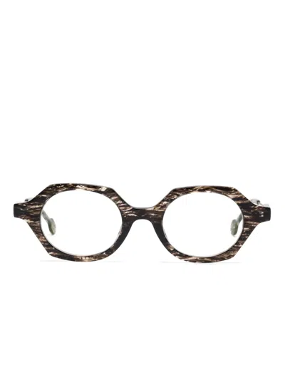 L.a. Eyeworks Jibs Glasses In 黑色