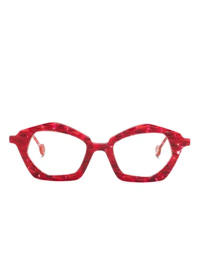 L.a. Eyeworks Juniper Glasses In Red