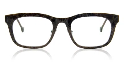 L.a. Eyeworks Mahoney 927 Occhiali Da Vista Grigi Per Uomo (solo Montatura)