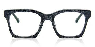 L.a. Eyeworks Marcel 635 Occhiali Da Vista Grigi Per Uomo (solo Montatura)