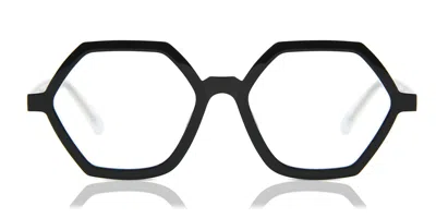 L.a. Eyeworks Mx. Busy 932 Occhiali Da Vista Neri Per Uomo (solo Montatura) In Black