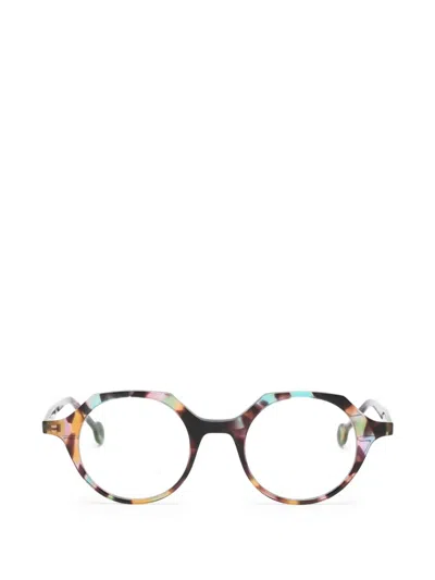 L.a. Eyeworks Quill Brille Mit Geometrischem Gestell In Brown
