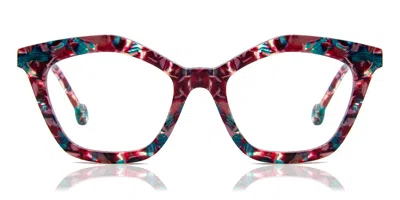 L.a. Eyeworks Ronette 608 Occhiali Da Vista Blu Per Uomo (solo Montatura)