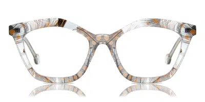 L.a. Eyeworks Ronette 616 Occhiali Da Vista Bianchi Per Uomo (solo Montatura)