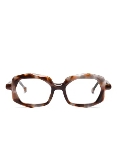 L.a. Eyeworks Russet Glasses In 褐色