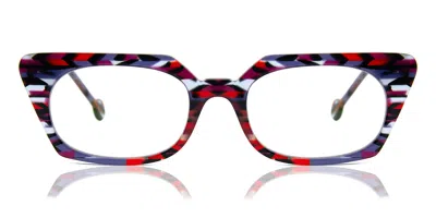 L.a. Eyeworks Sailor 985 Occhiali Da Vista Rossi Per Donna (solo Montatura)