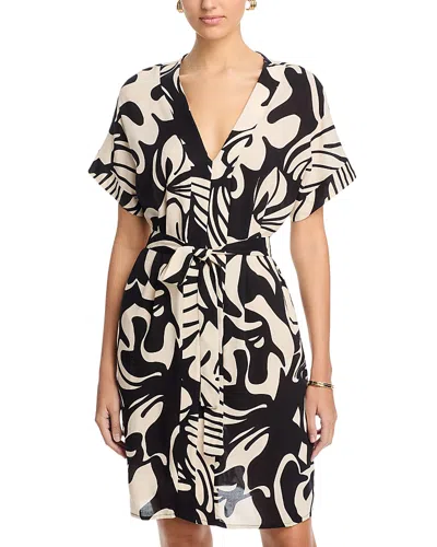 La Fee Maraboutee Donia Dress In Black/ Ecru