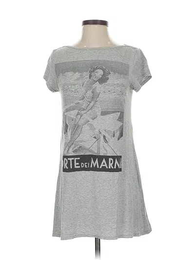 Pre-owned La Fee Maraboutee Short Sleeve T-shirt In Gray