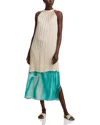 La Fee Maraboutee Vacance Midi Dress In Haze/ Blue