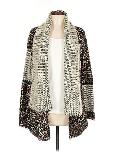 Pre-owned La Fée Verte Cardigan Sweater In White