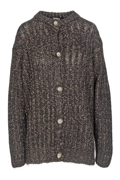 La-femme-blanche La Femme Blanche - Cardigan - 441809 - Black In Gray