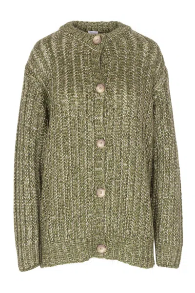 La-femme-blanche La Femme Blanche - Cardigan - 441809 - Green In Verde