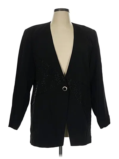 Pre-owned La Femme Blazer Jacket In Black