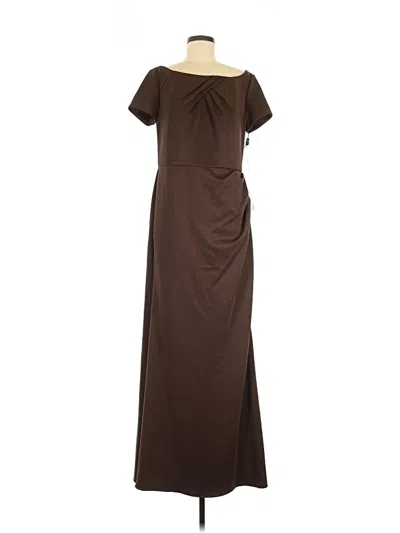 Pre-owned La Femme Casual Dress In Brown