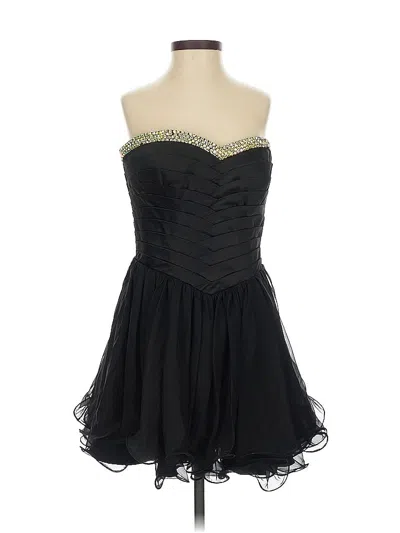 Pre-owned La Femme Cocktail Dress In Black