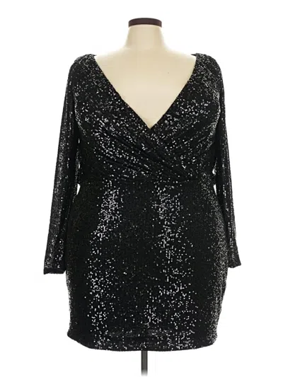 Pre-owned La Femme Cocktail Dress In Black